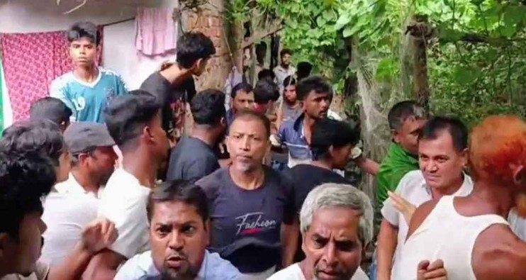 বাবার বাড়ির কবরস্থানে মেয়ের মরদেহ দাফনে স্থানীয়দের বাধা